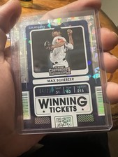 2021 Panini Contenders Cracked Ice /23 Max Scherzer #WT-MS Winning Tickets SSP