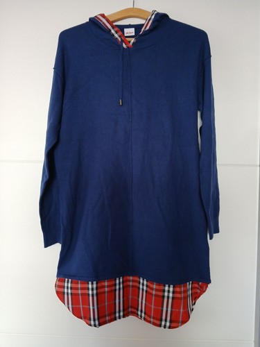 Stricktunika Tunika STRICK BLAU JOHN BANER GR 40/42 NEU