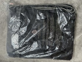Victoria's Secret M Satin Black Rhinestones Shine Patch Pajama Pj Set VS