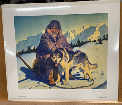 Fred Machetanz ''Many Miles Together'' Signed / Limited Edition FULL Sized Print