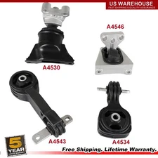 FOR 2006-2011 Honda Civic 1.8L For Auto 4PCS Engine Motor Transmission Mount kit