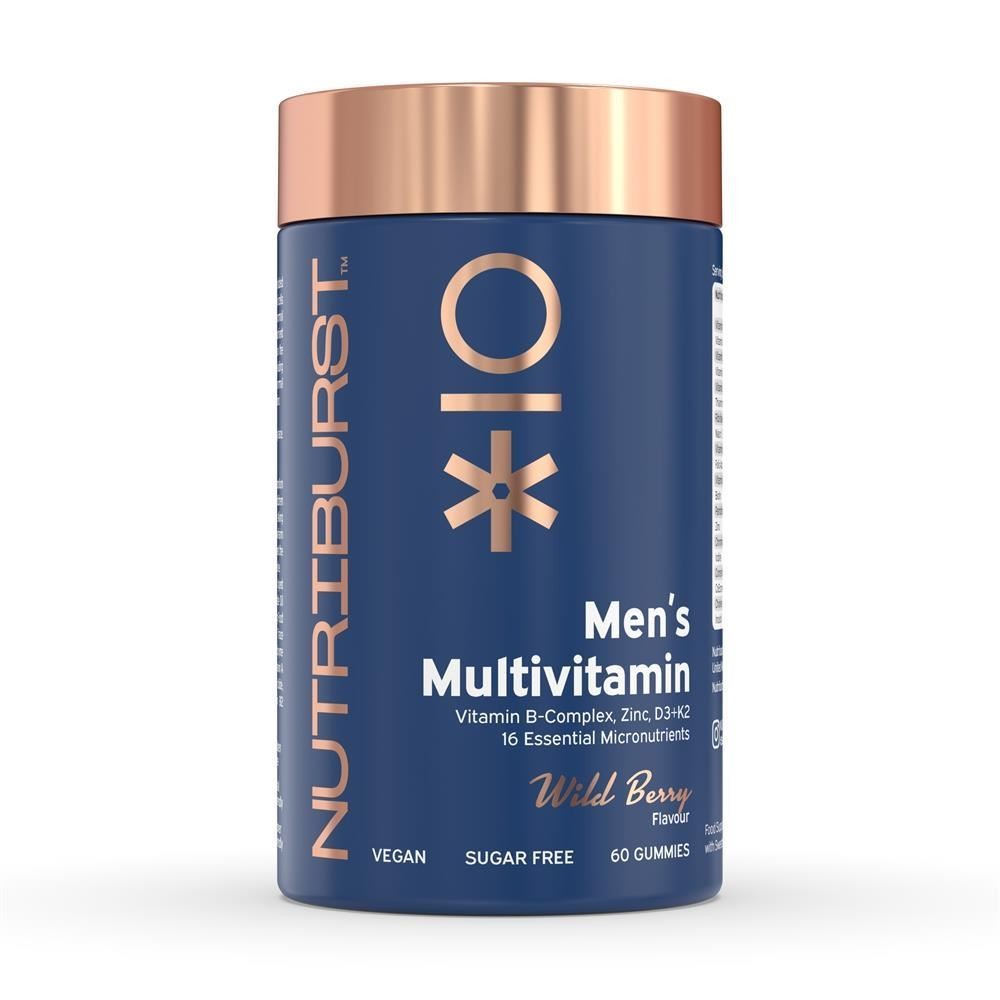 Nutriburst Sugar-Free Vegan Men's Multivitamin 60 Gummies - Image 11