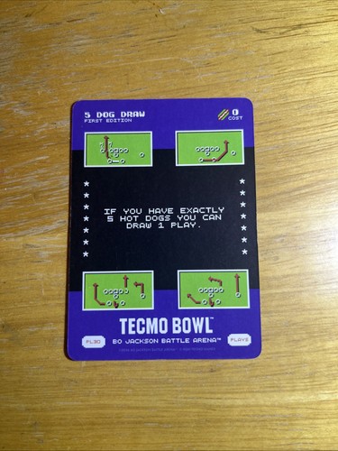 2026 Bo Jackson Battle Arena Tecmo Bowl Play #PL30 5 Dog Draw