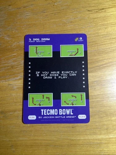 2026 Bo Jackson Battle Arena Tecmo Bowl Play #PL30 5 Dog Draw