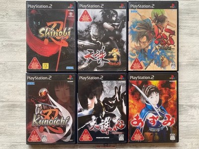 SONY PS2 Shinobi & Kunoichi &  Tenchu 3 & Kurenai & Dororo & Azumi from Japan