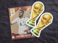 2014 World Cup KEVIN-PRINCE BOATENG (GHANA) Panini PRIZM Card #94, FREE Stickers