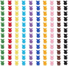 200 PCS Mini Baby Bear Counters,Plastic Bears,Small Counting Classification Bear