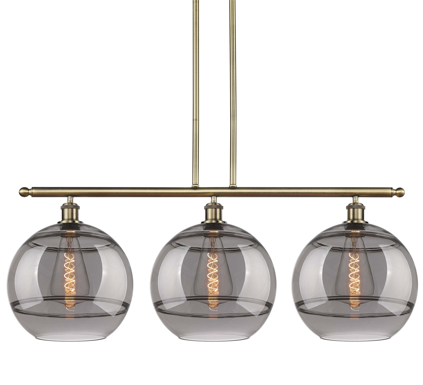 Innovations Lighting Rochester 3-Light Pendant in Antique Brass
