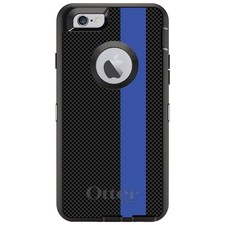 OtterBox Defender for iPhone / Samsung Galaxy - Thin Blue Line Carbon Fiber Prnt