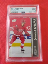 2021 UD French Young Guns JOE VELENO RC #212 PSA 9 Mint Detroit Red Wings