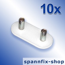 10 St&uuml;ck selbstlochende Nietunterlage Gummiseil Planenseil Anh&auml;nger Plane