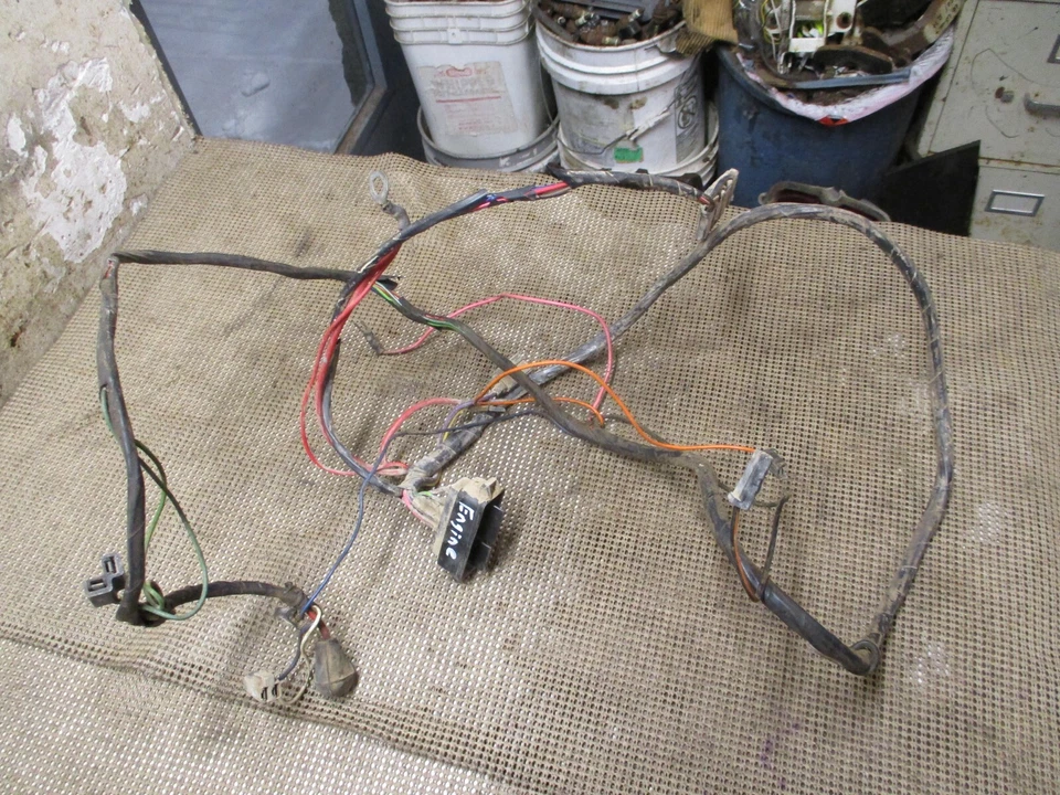 1966 Buick Electra 225 Wildcat Gran Sport 401 425 A/C Engine Wiring Harness - Image 2 of 3