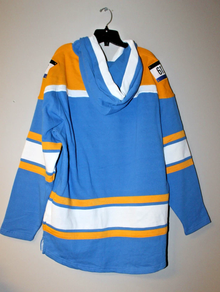 New MLB Boston Red Sox old time jersey style mid weight cotton hoodie men's XS - Image 4 of 4