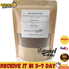 Harmal Seed Powder Harmala Fresh Herb Wild Rue Pure 200-800G بذور الحرمل مطحون