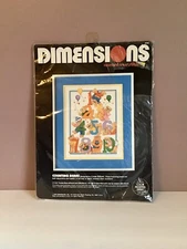 COUNTING BEARS  Dimensions Counted Cross Stitch Kit Numbers Nursery Child #3668