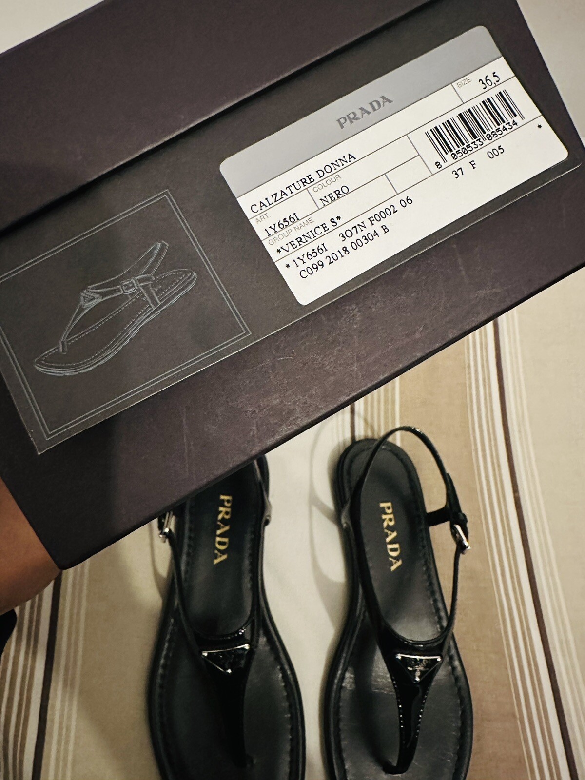 AUTHENTIC Prada Womens Shoes Size EU 36.5 (UK 3) With Original Box image 7