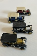 Vintage Lot Of 4 Miniature Readers Digest Die Cast Cars