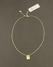 Gorjana Charlie Charm Necklace 18K Gold Plated 2010-112-G