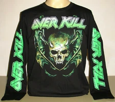 Overkill The Wings Of War Long Sleeve T-Shirt Size S L XL 2XL 3XL Metal Band New