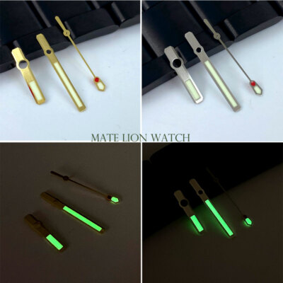 C3 Super Lume Solid Watch Hands Accessories Fit for NH35 NH36 SKX 7s26 4r15