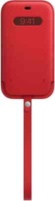 Original Apple iPhone 12 mini Lederhülle mit Magsafe Scarlet Red