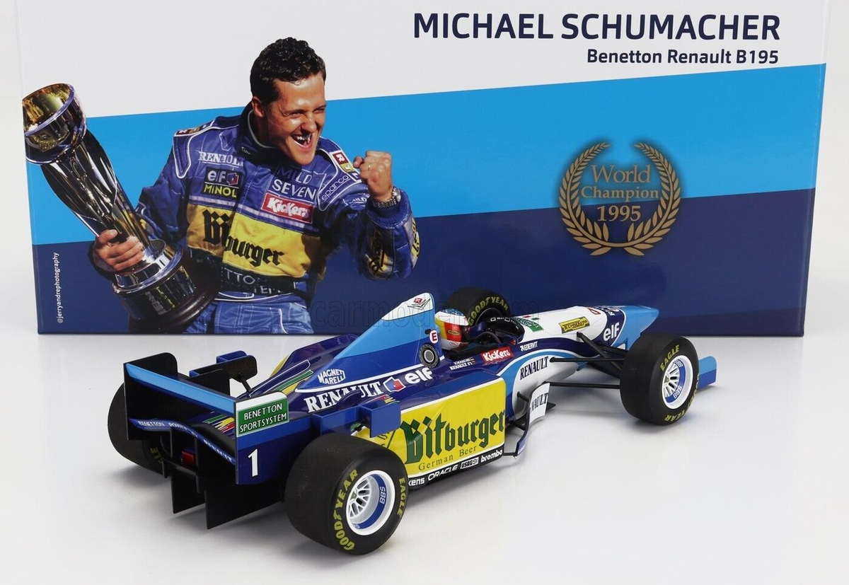 Model Car 1:18 MINICHAMPS F1 Benetton Renault B195 Schumacher