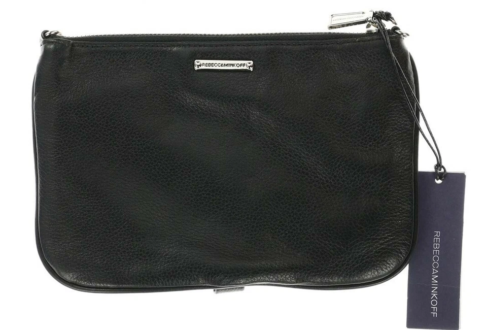 Pulsera Rebecca Minkoff Flaca MAC Cuero Cebra/Piel $195 Foto 2 de 3