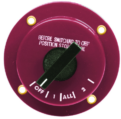 Sea Choice Flush or Surface Mount Battery Selector Disconnect Switch 50-11591