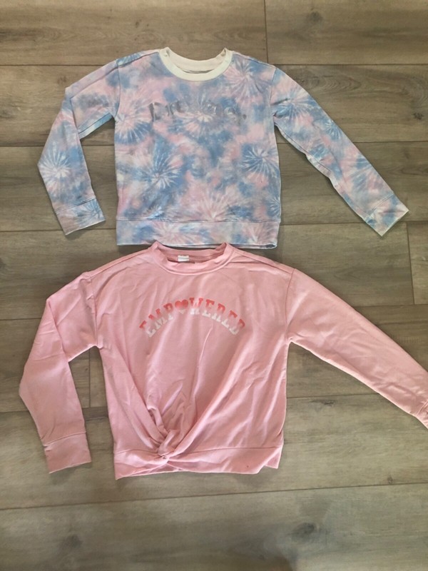 GAP Kids Girl  Long Sleeve French Terry  lot of 2  size M(8) EUC