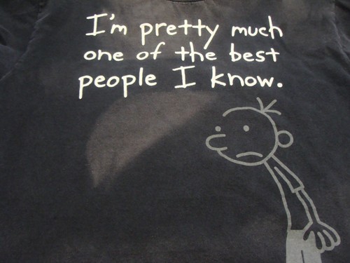 Diary of a Wimpy Kid I'm Pretty Much One of the Best People I Know T Shirt ©2011 - Picture 9 of 14