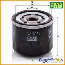 Oil filter Mann filter W7069 for Honda CR-V IV Civic IX HR-V