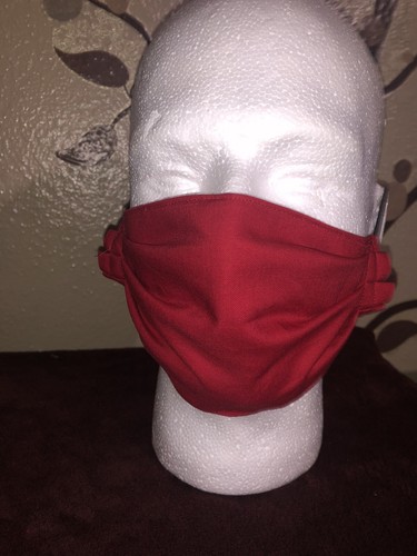 2 University Of Houston FACE MASK 3 PLEAT WASHABLE USA Made. Reversible U Of H - Picture 5 of 5