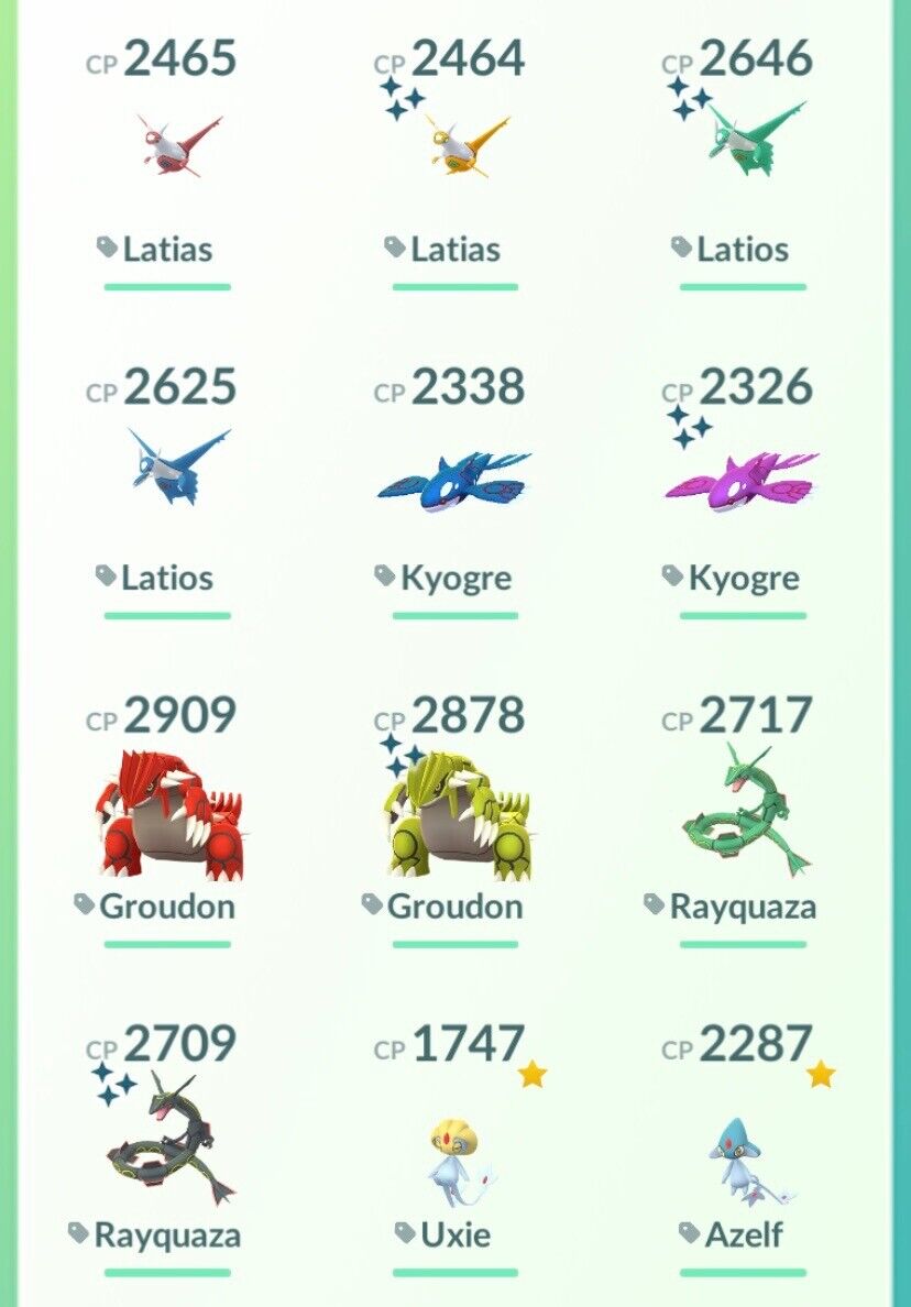 PG SHARP Coordenadas fly, Raids, Intercambios, Amistad Pokemon Go, Doy  estos por un regigigas, mewtwo, o rayquaza