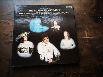 Offenbach: The Tales of Hoffmann / Sutherland etc / Decca 3 LP box SET 545-7
