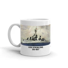 Navy Emporium USS Stribling DD-867 Coffee Cup Mug