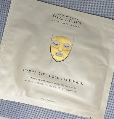 3 * MZ Skin Hydra-Lift Gold Face Mask Lifting Hydrogel Face Mask