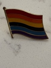 LGBT Pride enamel pin USA Rainbow Pride month