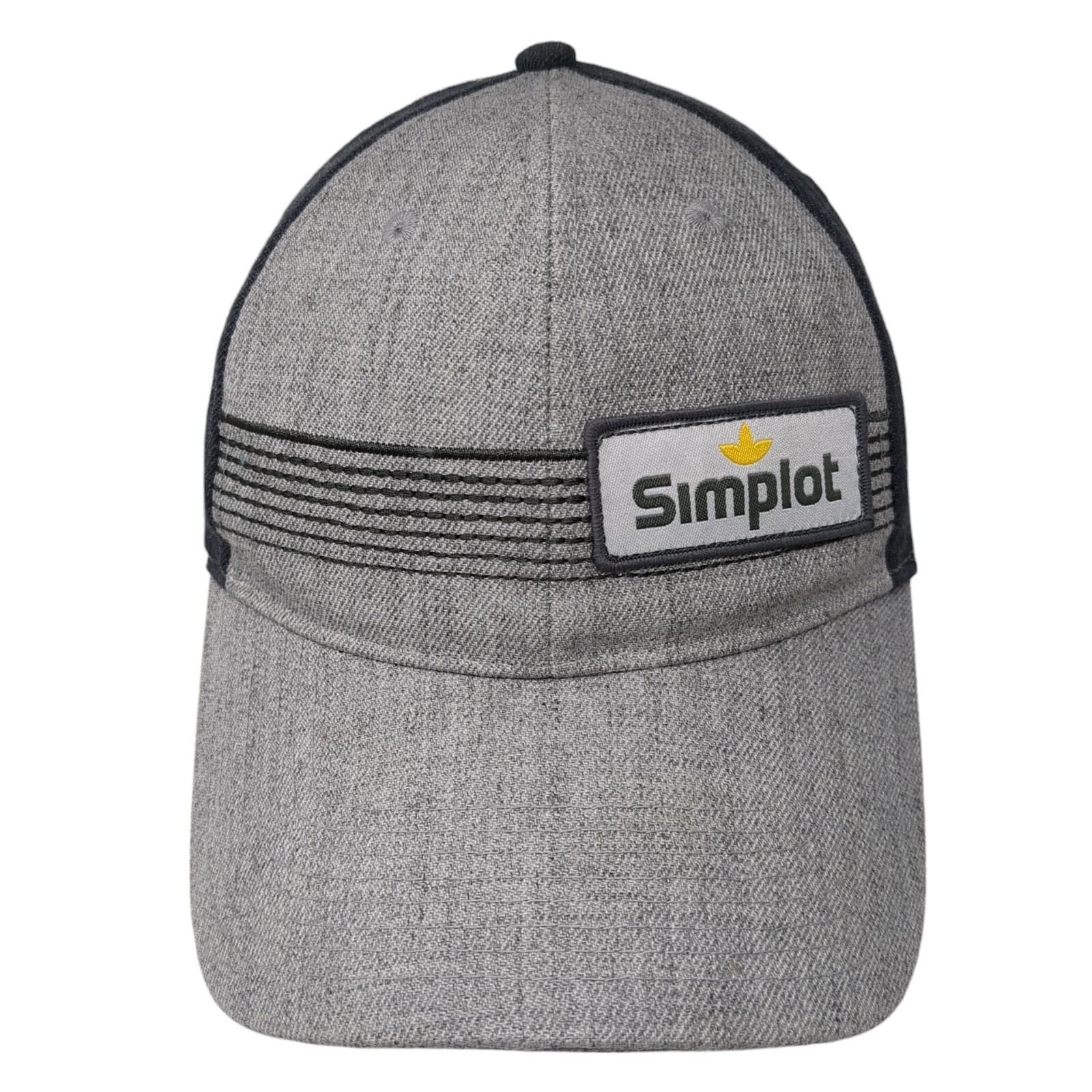 Simplot Patch Strapback Hat Gray One Size Adjusta… - image 1