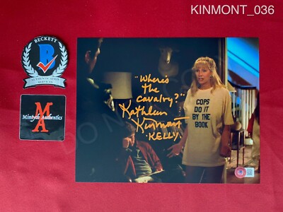 Kathleen Kinmont autographed signed 8x10 photo Halloween 4 Beckett COA