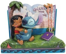 Image of Jim Shore Disney Traditions Lilo & Stitch Story Book Figure 