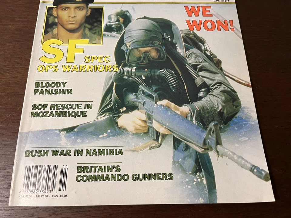 SOLDIER OF FORTUNE MAGAZINE NOVEMBER 1989 SPECIAL FORCES GREEN BERETS - Image 3 of 4