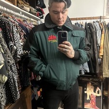 Vintage Mac Tools Racing Jacket Medium Green ...