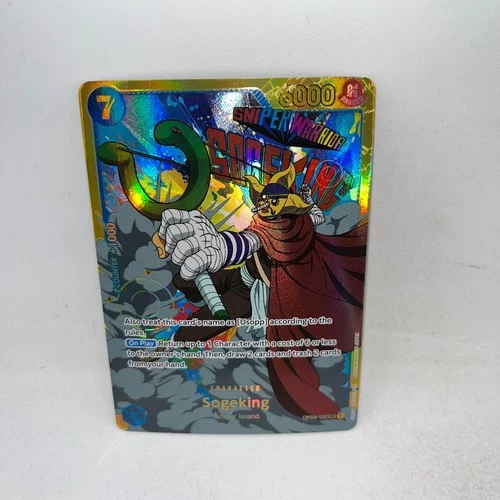 Sogeking OP03-122 Secret Rare Pillars of Strength One Piece Foil Near Mint