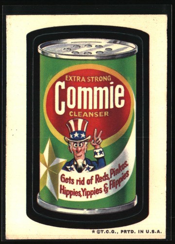 1973 Topps Wacky Packages 2nd Series #NNO Commie White Back