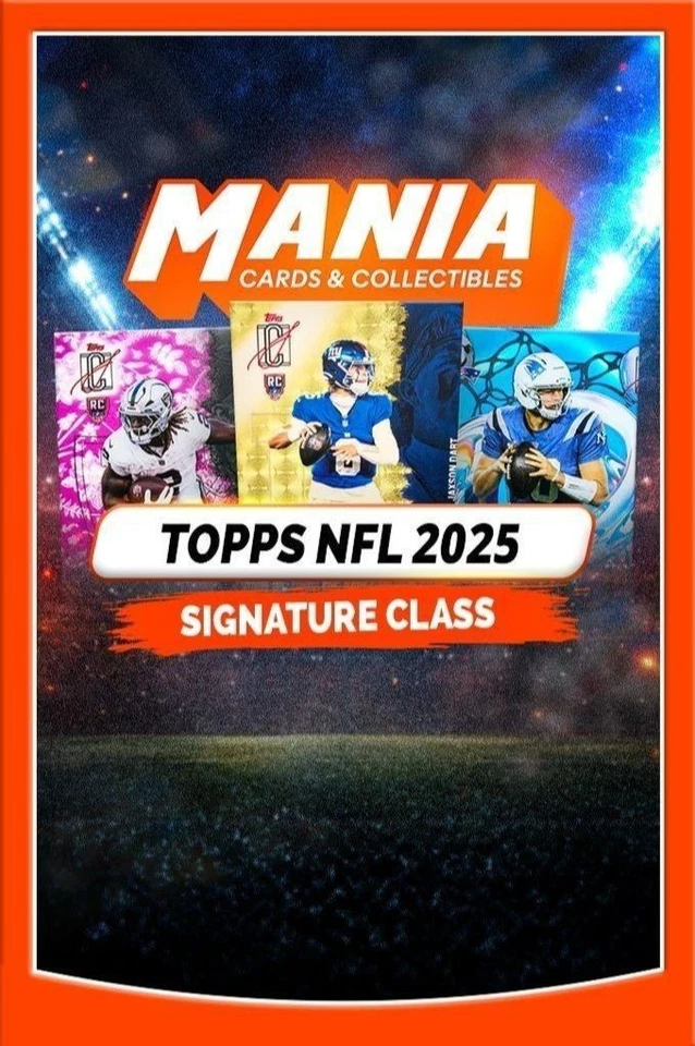 NFL Topps SIGNATURE + CHROME 2025 Mega and Blaster Personals (c290726)