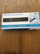 IRIScan Book 5 Handheld Portable Document Scanner USB In White 458743 New Sealed