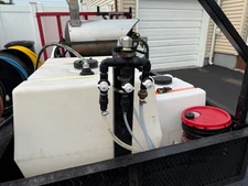 hot water power washer with a soft wash system