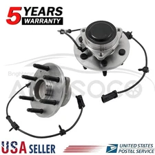 515054 RWD Front Wheel Bearing Hub Assy For GMC Sierra 1500 2001 2002-2005 6Lugs
