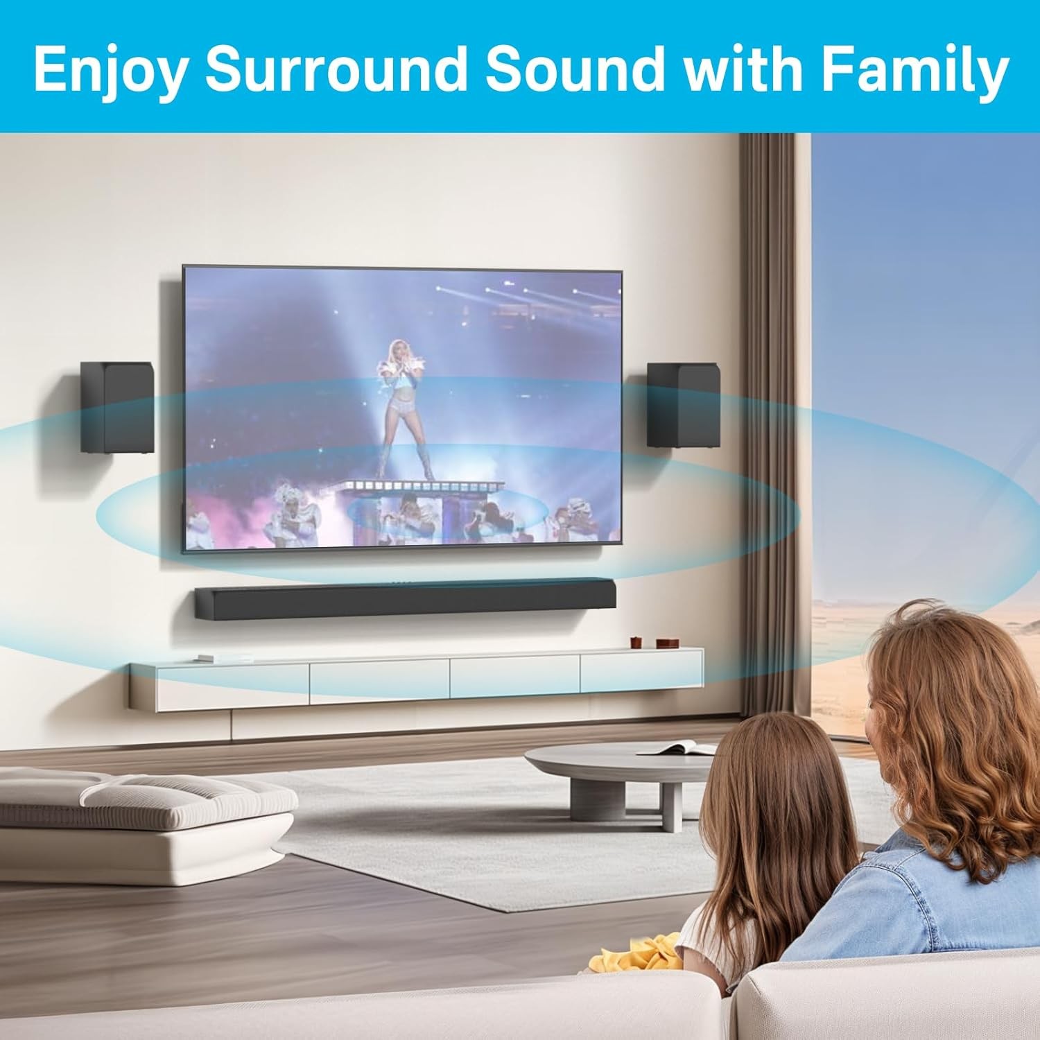Soundbar Wall Mount for Vizio Sound Bar Mounting Bracket Black 