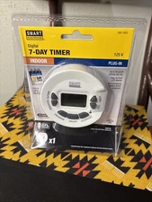 NEW Smart Electrician Digital Indoor 7-day Timer    125 v 